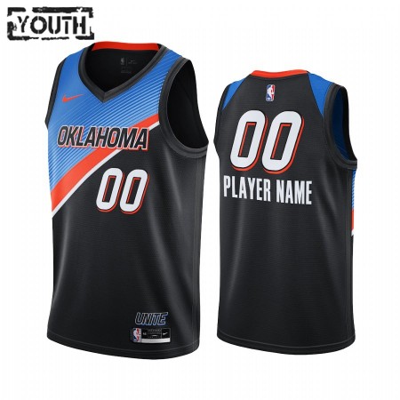 Maillot Basket Oklahoma City Thunder Personnalisé 2020-21 City Edition Swingman - Enfant